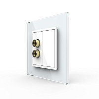 Розетка акустическая LIVOLO белая VL-C791A-11
