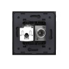 Розетка ТВ-Компьютер LIVOLO черная VL-C791VC-12