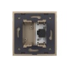 Розетка стерео аудио LIVOLO TRS 6.3 jack золотая VL-C791M1-13