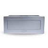 Розетка горизонтальная выдвижная цвет серый 2 Euro 16A, 2 USB A с блоком 5В/2.1А, RJ45 RocketSocket, проводка, цвет серый