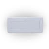 Розетка горизонтальная выдвижная 2 Euro 16A, USB type A+C с блоком 18W RocketSocket, проводка, белый