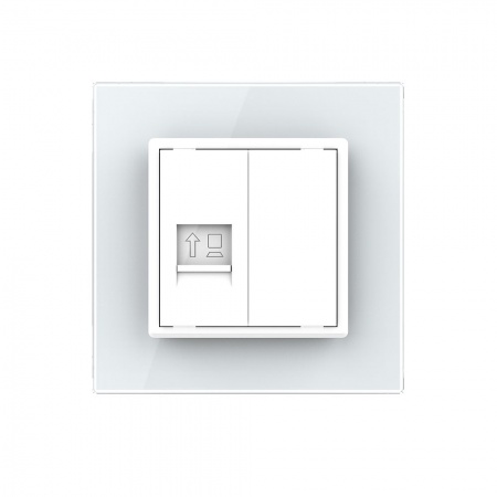 Розетка компьютерная LIVOLO RJ-45 белая VL-C791C-11