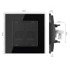 Телефонная розетка двойная LIVOLO черная VL-C792T-12
