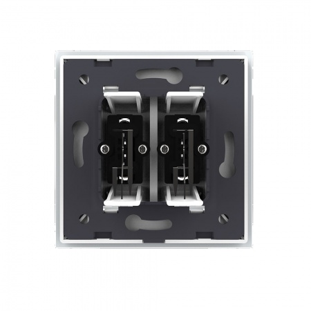 Розетка мультимедийная двойная AUDIO RCA LIVOLO белая VL-C792AD-11