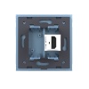 Розетка Livolo HDMI Синяя