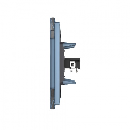 Розетка Livolo микрофон TRS 6.3 JACK Синяя