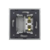 Розетка акустическая LIVOLO серая VL-C791A-15