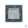 Двухклавишный сенсорный выключатель Livolo Module с функцией радиоуправления, цвет зеленый