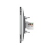 Розетка компьютерная двойная LIVOLO RJ-45 серая VL-C792C-15