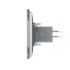 Розетка USB LIVOLO с блоком питания 5В 2.1А серая VL-C791USB-15