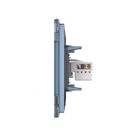 Розетка Livolo КОМП RJ-45 Синяя