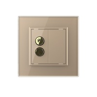 Розетка акустическая LIVOLO золотая VL-C791A-13