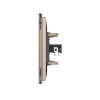 Розетка стерео аудио LIVOLO TRS 6.3 jack золотая VL-C791M1-13